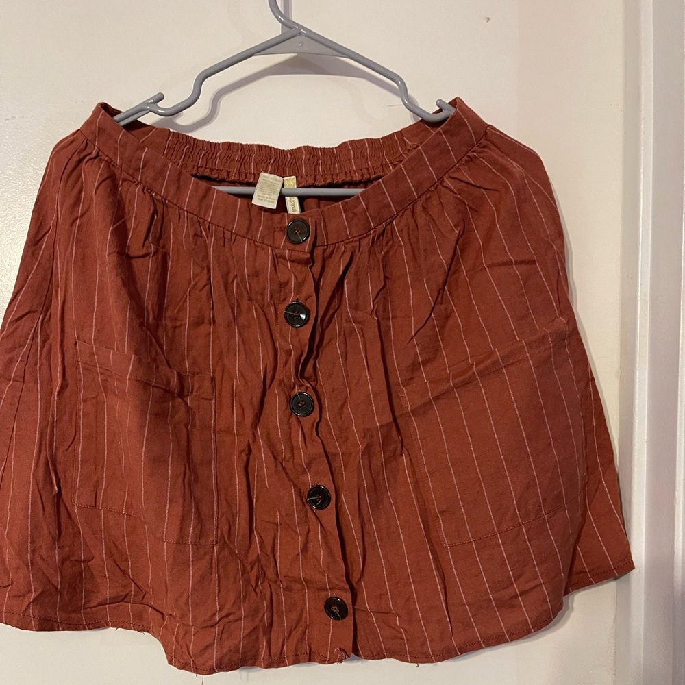 Orange skirt